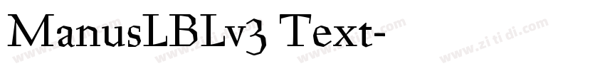 ManusLBLv3 Text字体转换